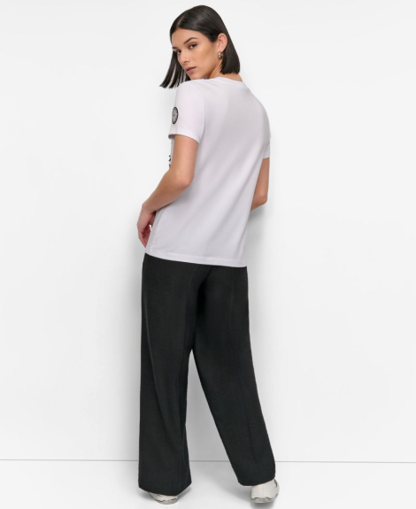 Футболка DKNY с нашивками 1160292974 (Белый XS)