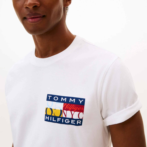 Чоловічі футболки Tommy Hilfiger з логотипом 1160486763 (Білий XXL)