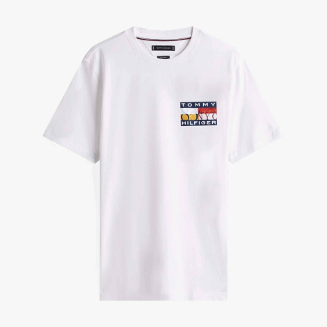 Чоловічі футболки Tommy Hilfiger з логотипом 1160486763 (Білий XXL)