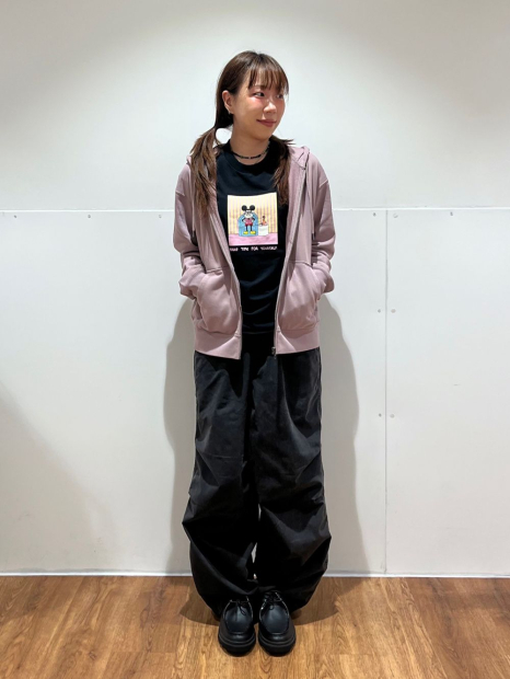 Футболка UNIQLO з принтом Mickey Mouse 1160536387 (Чорний L)