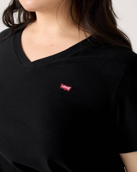 Женская футболка Levi's с логотипом 1160626918 (Черный 2X)