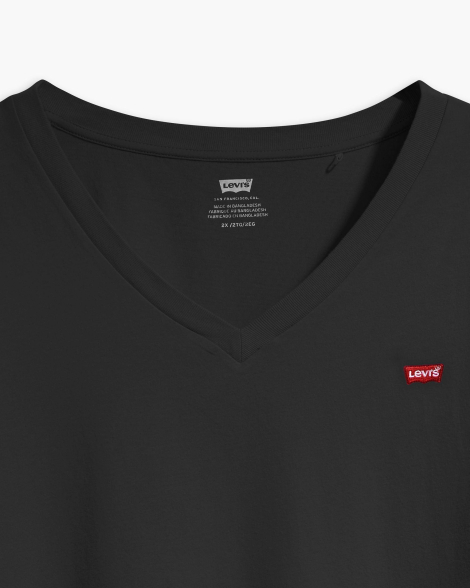 Женская футболка Levi's с логотипом 1160626918 (Черный 2X)