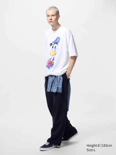 Футболка UNIQLO Disney Art Donald Duck 1160647781 (Білий XS)