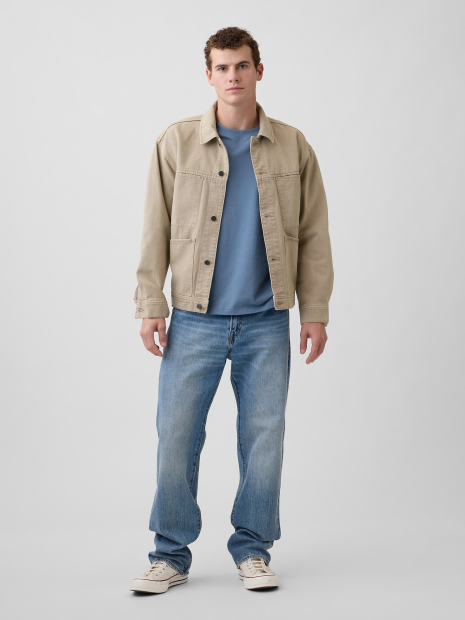 Мужская футболка GAP с вышитым логотипом 1160654925 (Синий XXL)