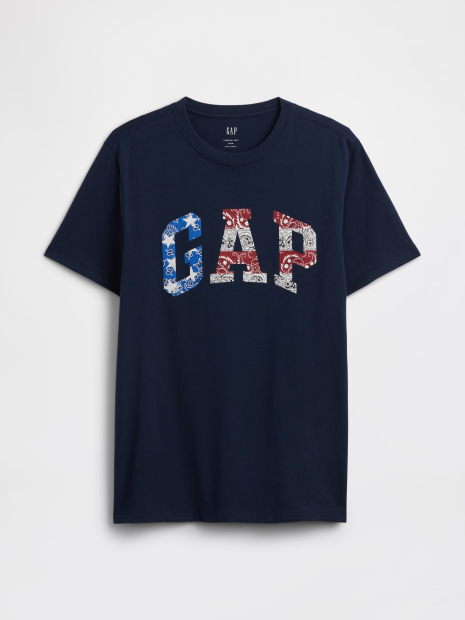 Футболка чоловіча GAP з логотипом 1160672781 (Синій M)