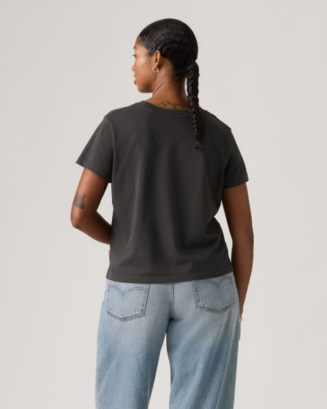 Женская футболка Levi's с вышивкой 1160748797 (Серый S)