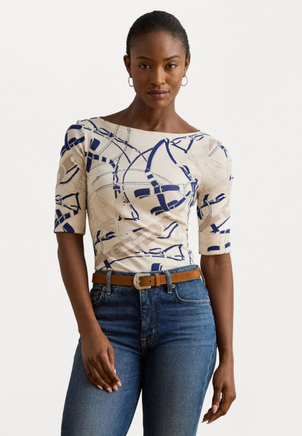 Жіноча футболка Ralph Lauren 1161038279 (Молочний L)