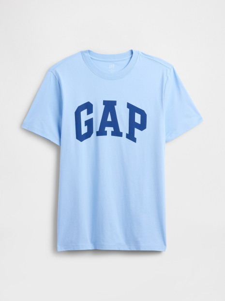 Футболка мужская GAP с логотипом 1161089637 (Голубой XL)