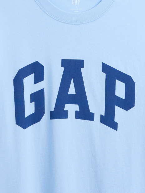 Футболка мужская GAP с логотипом 1161089637 (Голубой XL)