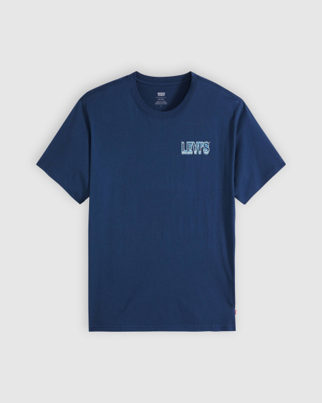 Футболка Levi's с принтом 1161188503 (Синий M)