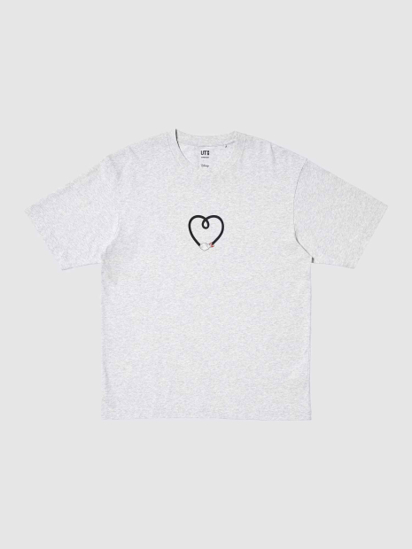 Футболка UNIQLO Disney's Mickey Mouse 1161244766 (Серый XL)
