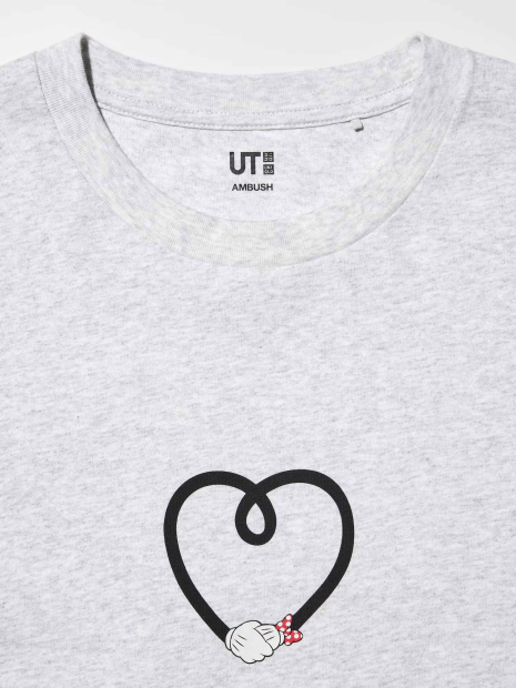 Футболка UNIQLO Disney's Mickey Mouse 1161244766 (Сірий XL)