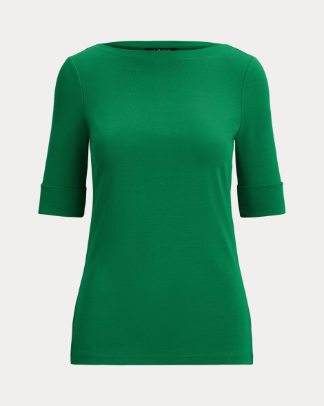 Женская футболка Ralph Lauren 1161247189 (Зеленый L)