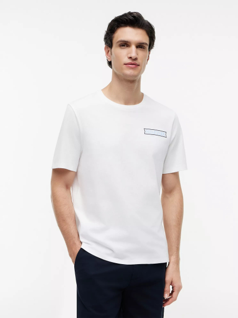 Чоловічі футболки Tommy Hilfiger з принтом ззаду 1161251425 (Білий XXL)