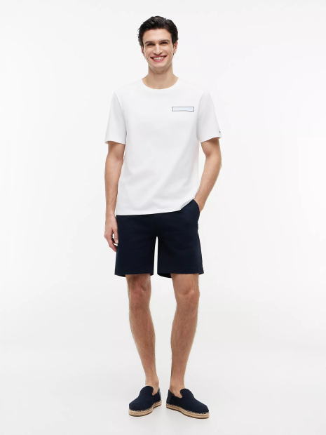 Чоловічі футболки Tommy Hilfiger з принтом ззаду 1161251425 (Білий XXL)