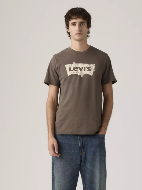 Футболка Levi's с логотипом 1161364589 (Коричневый XS)