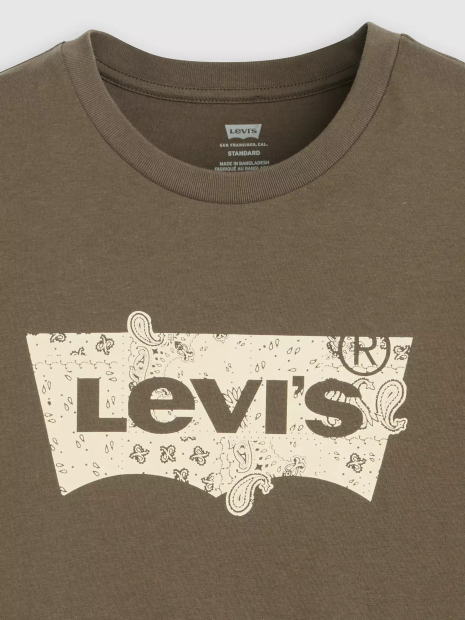 Футболка Levi's з логотипом 1161364589 (Коричневий XS)