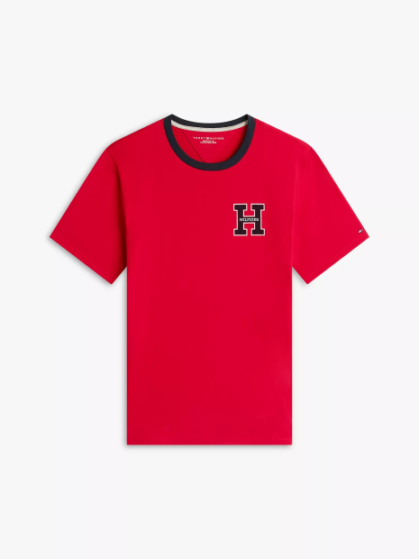 Чоловічі футболки з логотипом Tommy Hilfiger 1161365802 (Червоний M)
