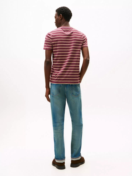 Чоловічі футболки Tommy Hilfiger 1161669859 (Бордовий/Бежовий XXL)