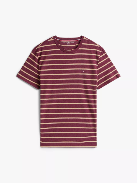 Чоловічі футболки Tommy Hilfiger 1161669859 (Бордовий/Бежовий XXL)