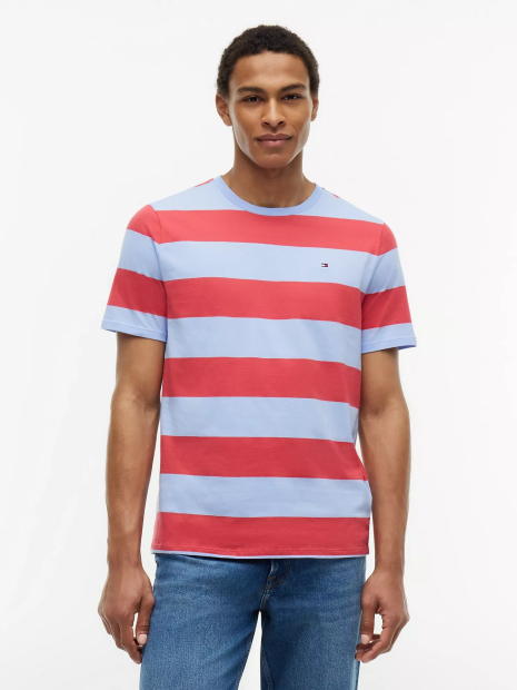 Мужская футболка Tommy Hilfiger в полоску 1161370321 (Разные цвета 3XL)