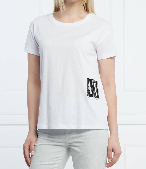 Женская футболка Armani Exchange с логотипом 1161509728 (Белый S)