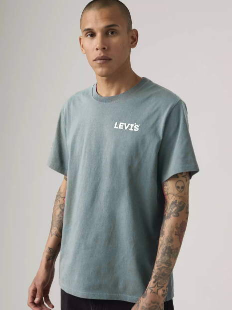 Футболка чоловіча Levi's з логотипом 1161650087 (Бірюзовий M)