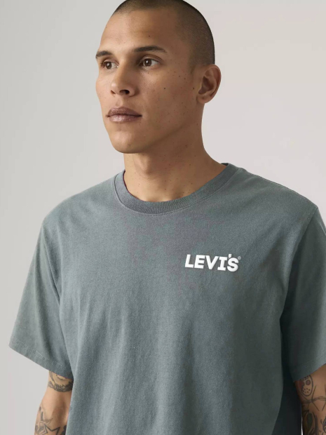 Футболка чоловіча Levi's з логотипом 1161650087 (Бірюзовий M)