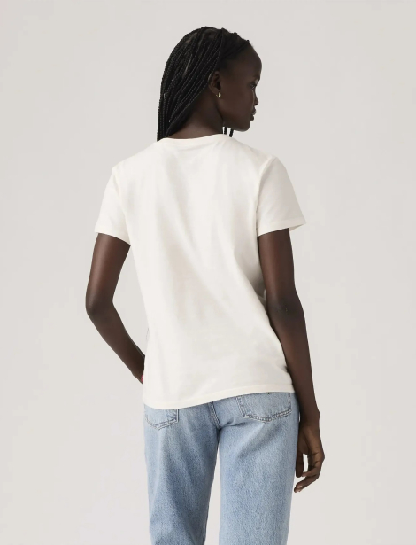 Женская футболка Levi's с принтом 1161544797 (Молочный 1X)