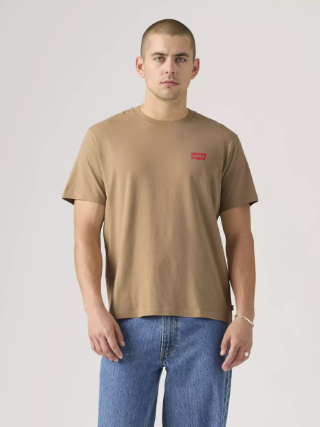 Мужская футболка Levi's с принтом 1161547540 (Коричневый L)