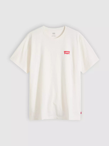 Мужская футболка Levi's с принтом 1161548656 (Молочный M)