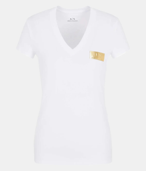 Женская футболка Armani Exchange с логотипом 1161550067 (Белый XS)