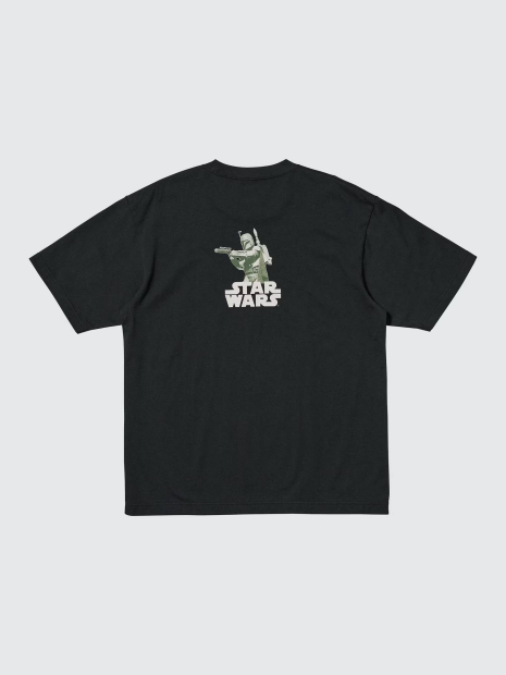 Футболка UNIQLO Star Wars з принтом 1161550572 (Чорний L)