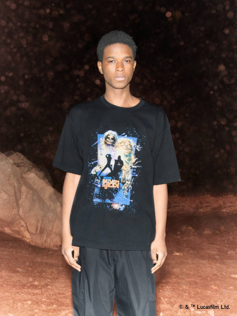 Футболка UNIQLO Star Wars з принтом 1161550572 (Чорний L)