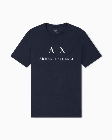 Футболка Armani Exchange с логотипом 1161567952 (Синий XXL)
