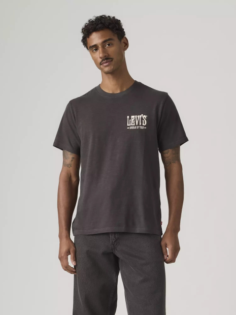 Жіноча футболка Levi's з принтом 1161598940 (Сірий L)