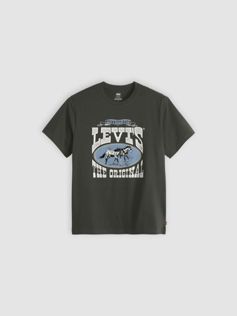 Жіноча футболка Levi's з принтом 1161614974 (Зелений S)