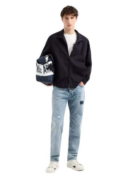 Футболка Armani Exchange з логотипом 1161632490 (Молочний XXL)