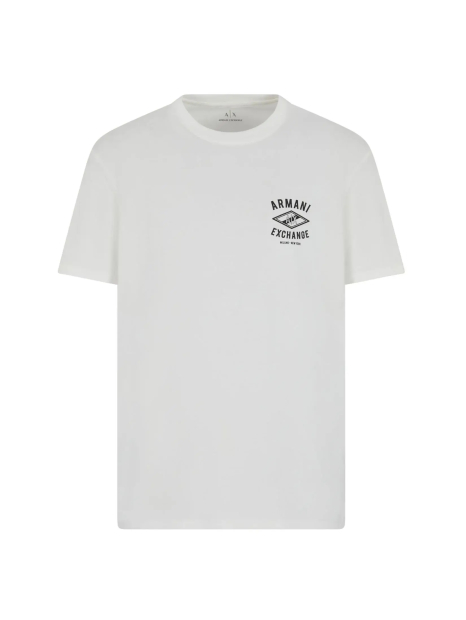 Футболка Armani Exchange з логотипом 1161632490 (Молочний XXL)