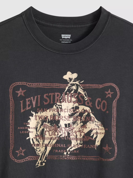 Футболка Levi's з принтом 1161652088 (Чорний M)
