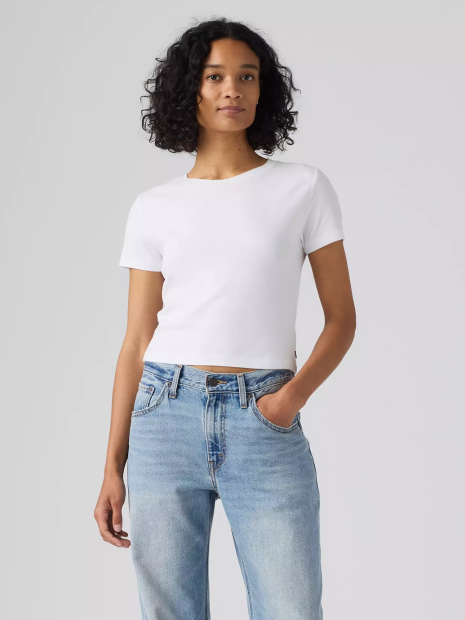 Женская футболка Levi's 1161801378 (Белый S)