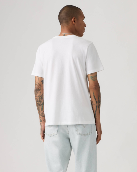Мужская футболка Levi's с принтом 1161832651 (Белый XS)