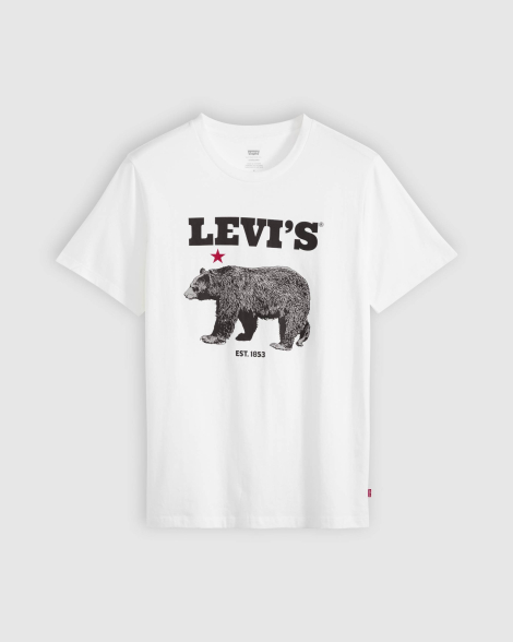 Мужская футболка Levi's с принтом 1161832651 (Белый XS)