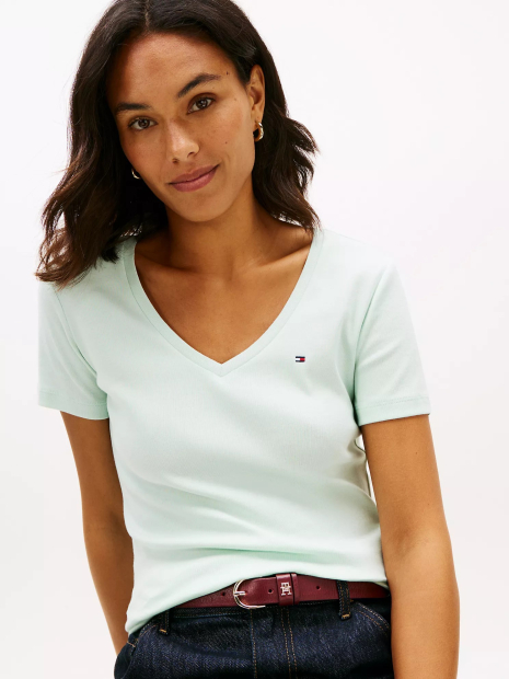 Женская футболка Tommy Hilfiger 1161912193 (Зеленый M)