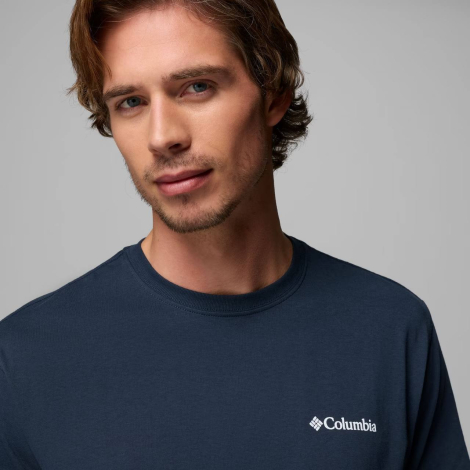 Мужская футболка Columbia с принтом сзади 1161929572 (Синий L)