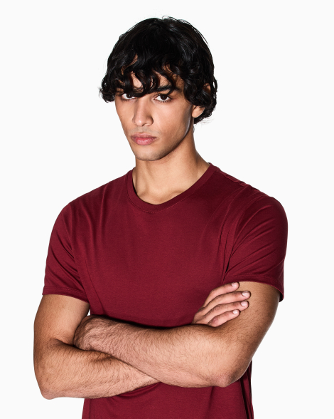 Чоловічі футболки Armani Exchange 1161946143 (Бордовий L)