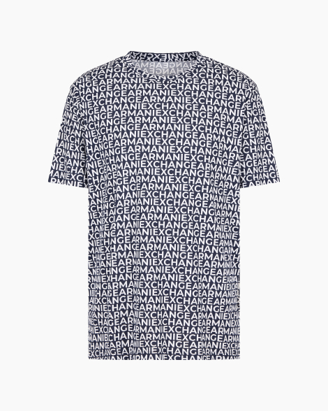 Футболка Armani Exchange з принтом 1161947657 (Синій/Білий L)