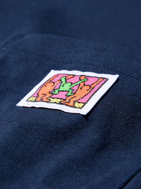 Футболка Keith Haring UNIQLO 1161967630 (Синий M)