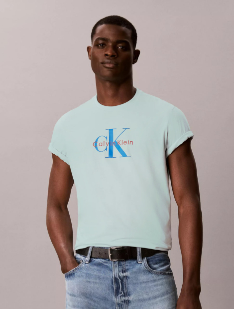 Мужская футболка Calvin Klein 1162090412 (Зеленый L)