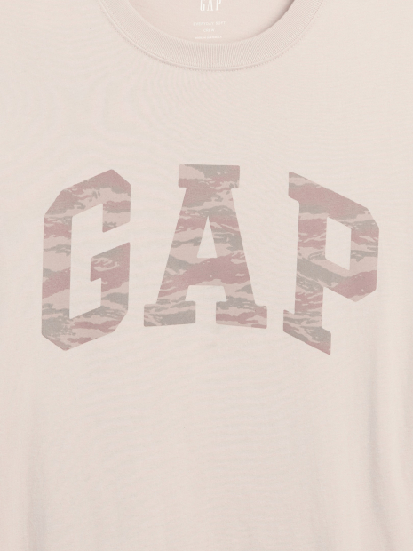 Мужская футболка GAP с логотипом 1162203634 (Бежевый XL)